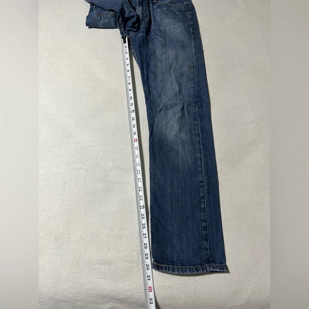 Levis 513‎ Mens 30x30 Slim Straight Denim Blue Jeans